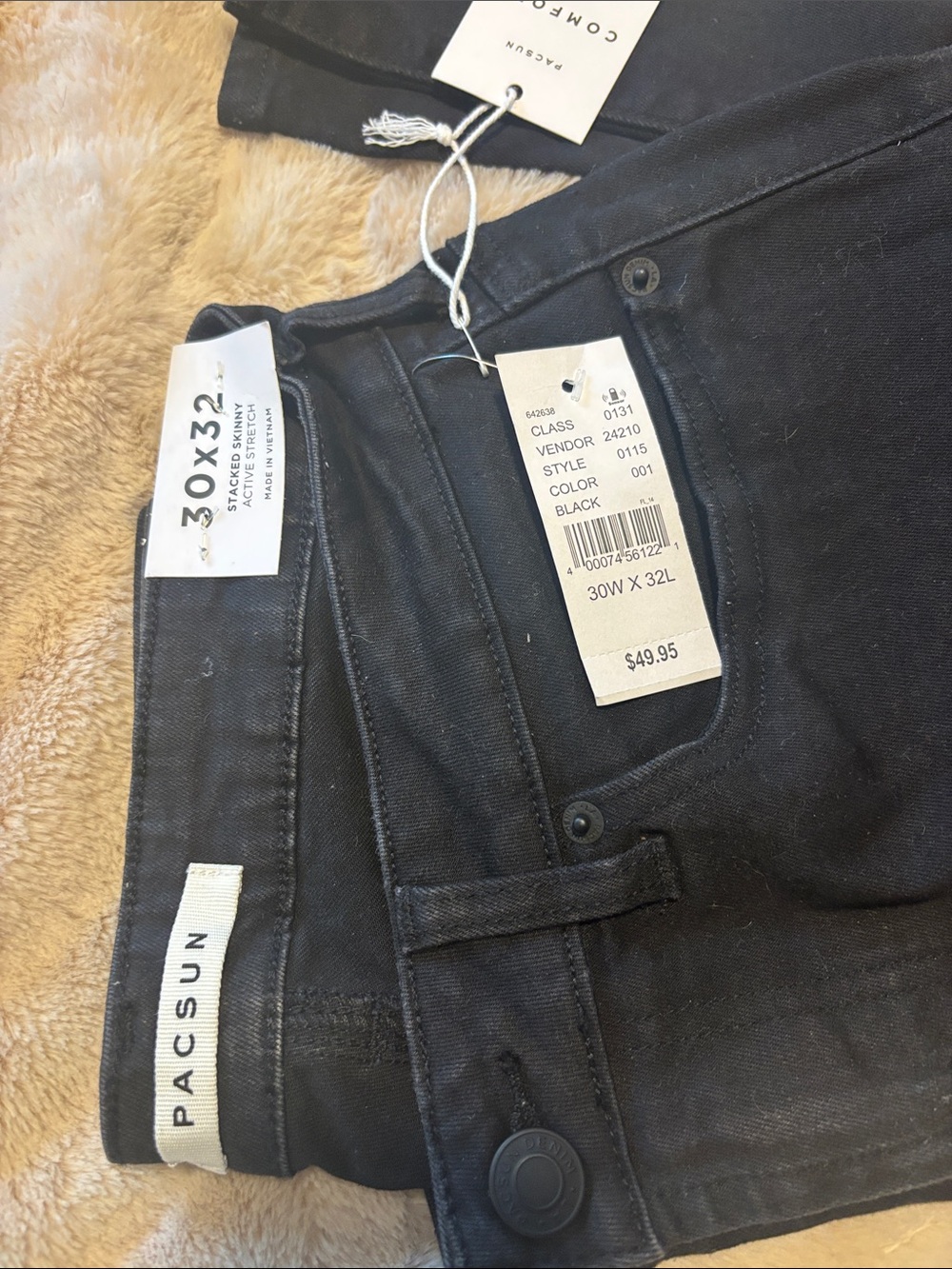 PacSun Men’s Black Skinny Jeans - Slim Fit Denim